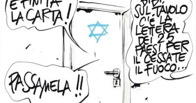 Copertina di La vignetta di Beppe Mora