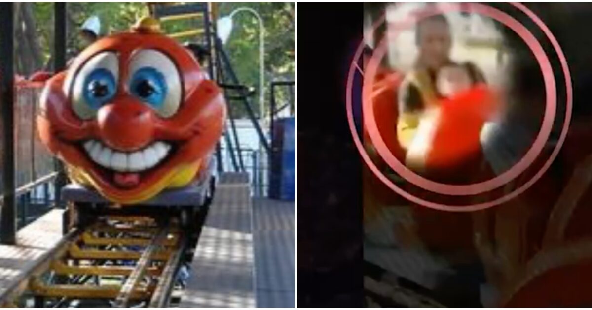 padre e figlio cadono da una giostra il bambino in ospedale in condizioni critiche 232 giallo sull8217incidente avvenuto al luna park