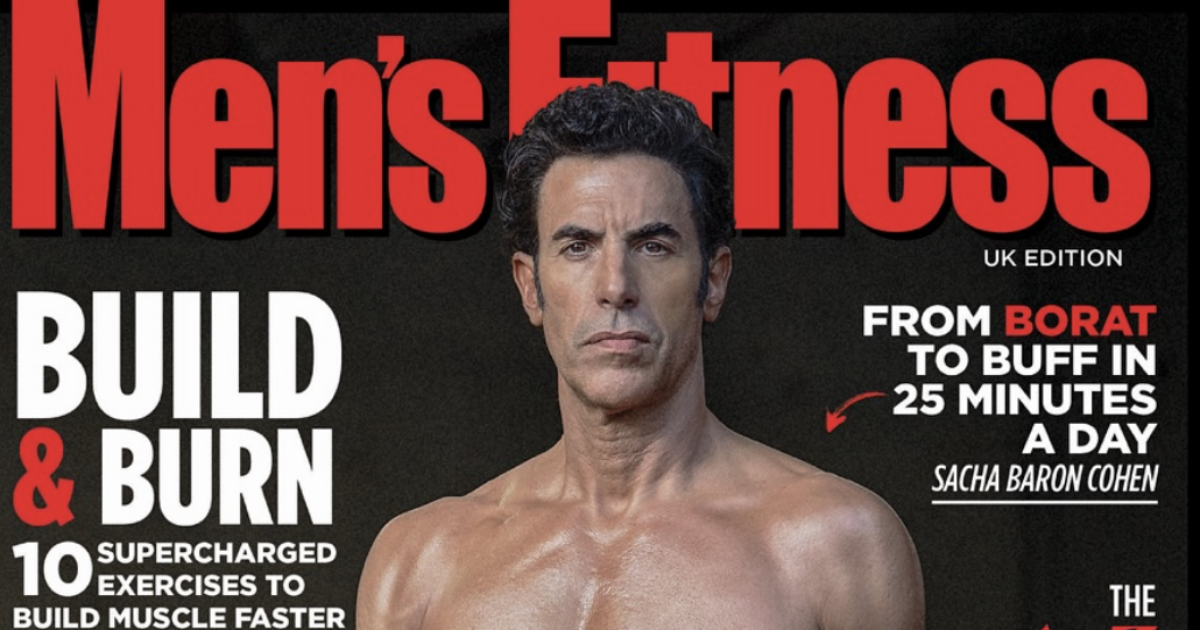 Trasformazione choc, fisico scultoreo e addominali bene in vista: Sacha Baron Cohen irriconoscibile per il ruolo del supercriminale Mefistofele della Marvel
