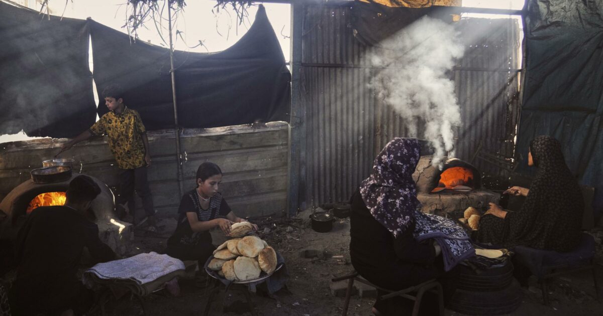 Gaza, così si sopravvive alla fame: “Avere mezza pagnotta è una fortuna. A volte beviamo solo acqua e sale” Gaza, così si sopravvive alla fame: “Avere mezza pagnotta è una fortuna. A volte beviamo solo acqua e sale”