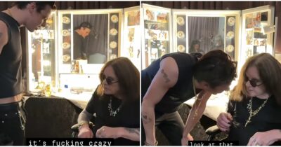 Copertina di “È la cosa più preziosa che possiedo”: Ozzy Osbourne e il crocifisso ricevuto da Yungblud prima dell’ultimo concerto, il video del “passaggio del testimone” è virale