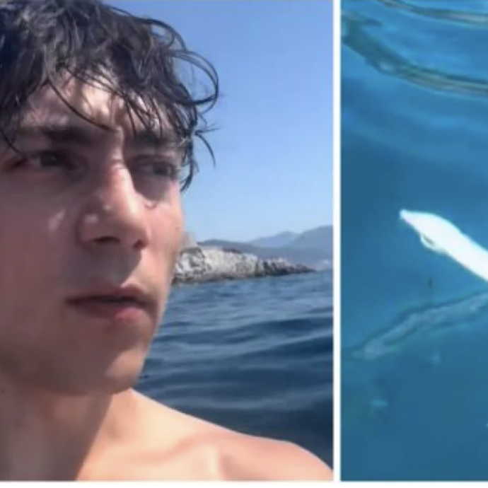 Matteo Paolillo vede un assorbente galleggiare nel mare di Positano e sbotta: “Mi devo mettere io con il retino?”
