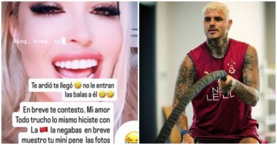 Copertina di “Icardi ha un mini-pene, presto ve lo mostrerò”: la modella Natacha Rey contro l’ex attaccante dell’Inter. Lui replica: “Non giocate con me o vi metto alla gogna”