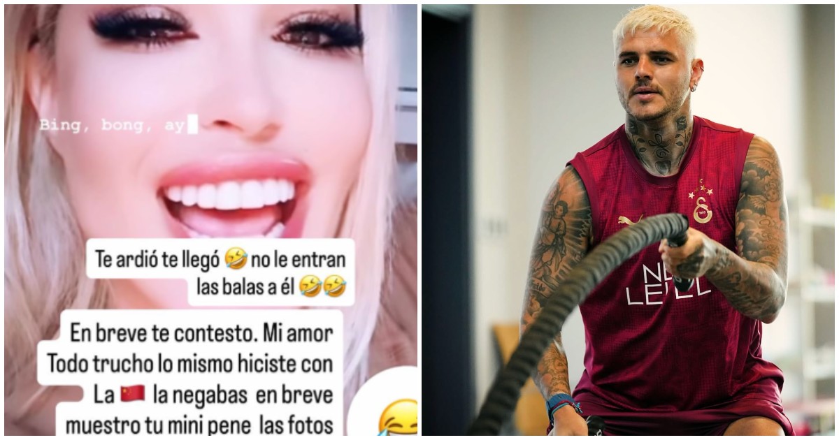 icardi ha un mini pene presto ve lo mostrer242 la modella natacha rey contro l8217ex attaccante dell8217inter lui replica non giocate con me o vi metto alla gogna