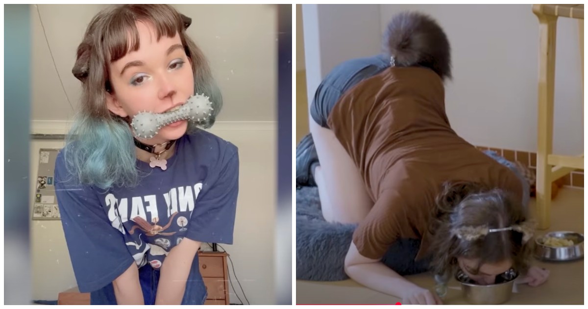 “Lei è il mio cane e io la amo così”: la storia di Lola, che vive la sua relazione con il fidanzato comportandosi come un cucciolo “Lei è il mio cane e io la amo così”: la storia di Lola, che vive la sua relazione con il fidanzato comportandosi come un cucciolo