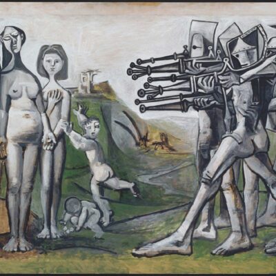 Copertina di Giotto, Delacroix e Picasso: arte e genocidi, come a Gaza