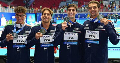 Copertina di Mondiali di Nuoto, l’Italia è argento nella 4×100 stile libero maschile