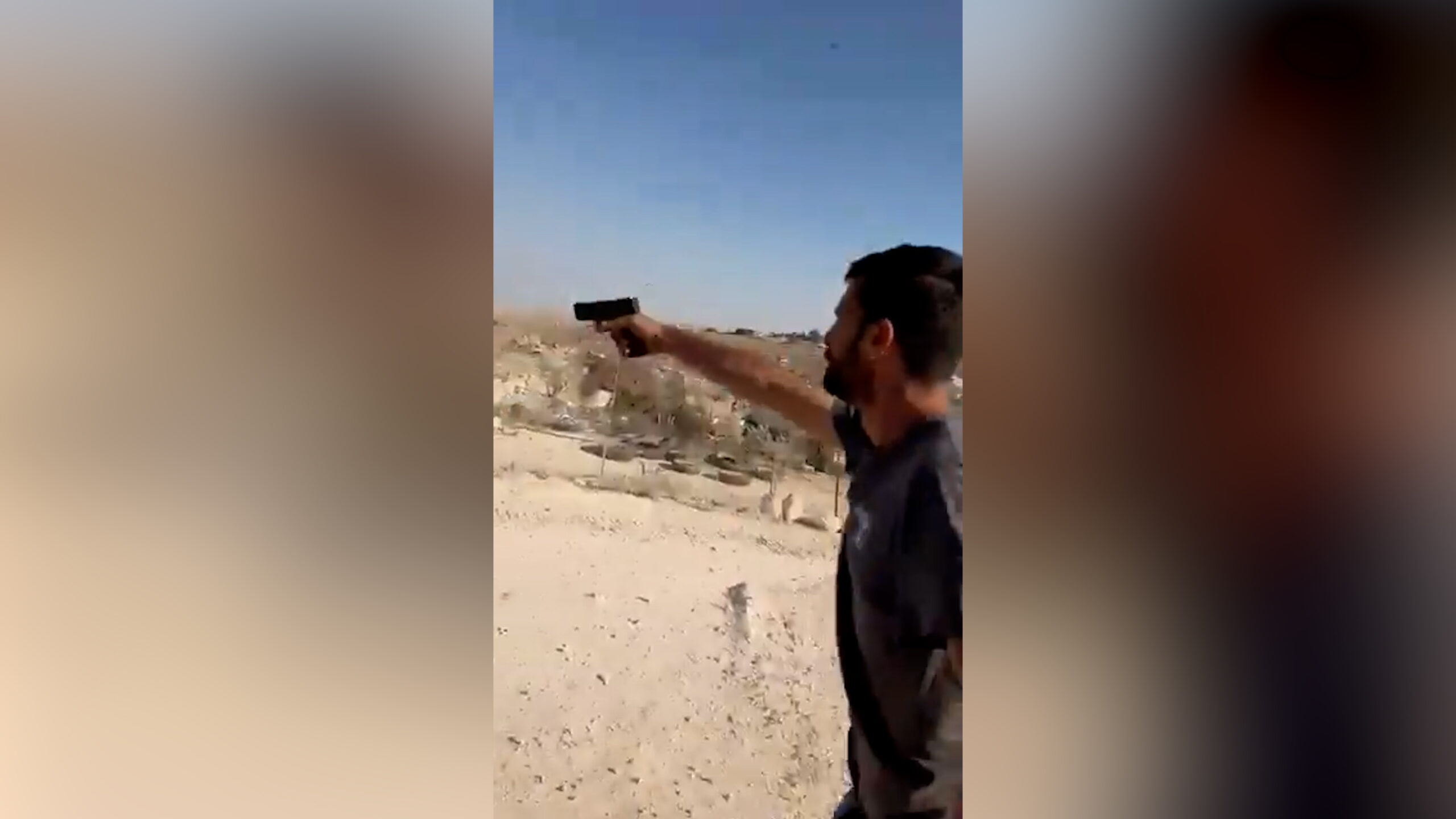 colono israeliano spara e ferisce al petto un attivista nel villaggio palestinese di masafer yatta