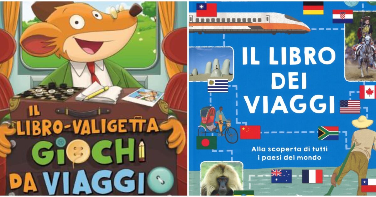 Vacanze estive: 5 libri con attività da fare in macchina, in treno o in aereo per non far annoiare i bimbi in viaggio Vacanze estive: 5 libri con attività da fare in macchina, in treno o in aereo per non far annoiare i bimbi in viaggio