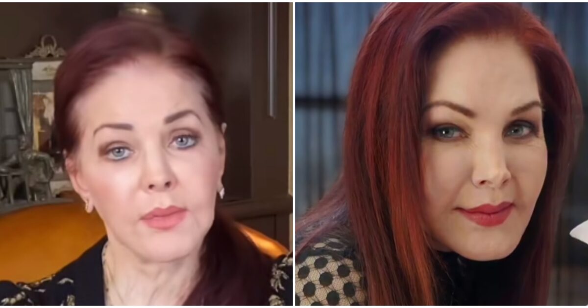 viso sofferente dopo perdite strazianti e battaglie legali per truffe priscilla presley riappare in pubblico