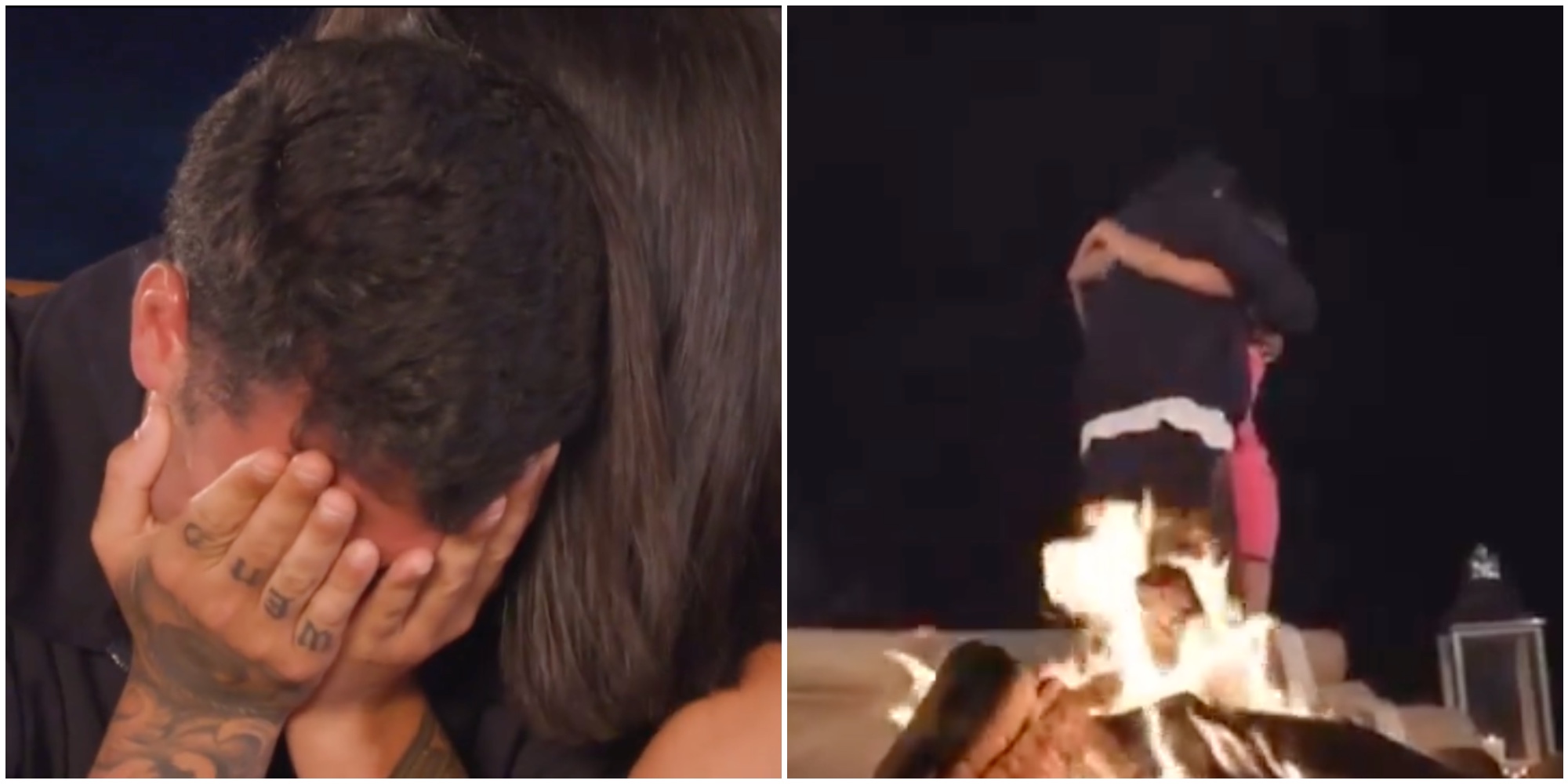 Ti voglio bene lo stesso anche se non mi ami più": il confronto di Sarah e Valerio al falò di Temptation Island fa piangere i social
