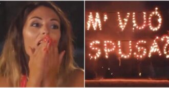 “M’ vuò spusa?”: Antonio organizza un teatrino per chiedere a Valentina di diventare sua moglie. Ironia e divertimento tra i telespettatori