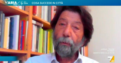 Copertina di Cacciari a La7: “Mai un palestinese ha perseguitato gli ebrei, noi cristiani europei sì”