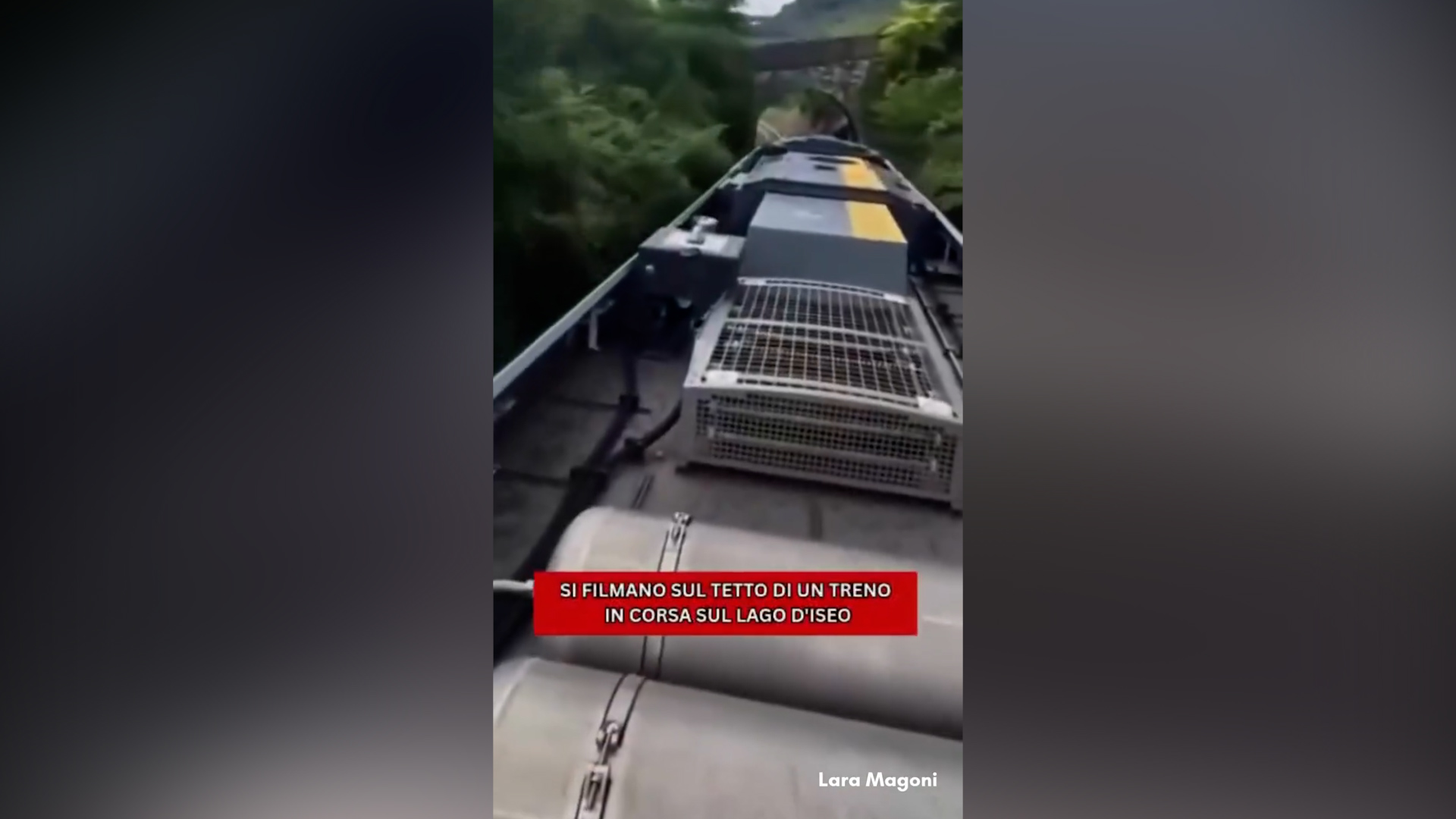 la nuova sfida social che spaventa salgono sul tetto del treno per un video adrenalinico indagini della polfer
