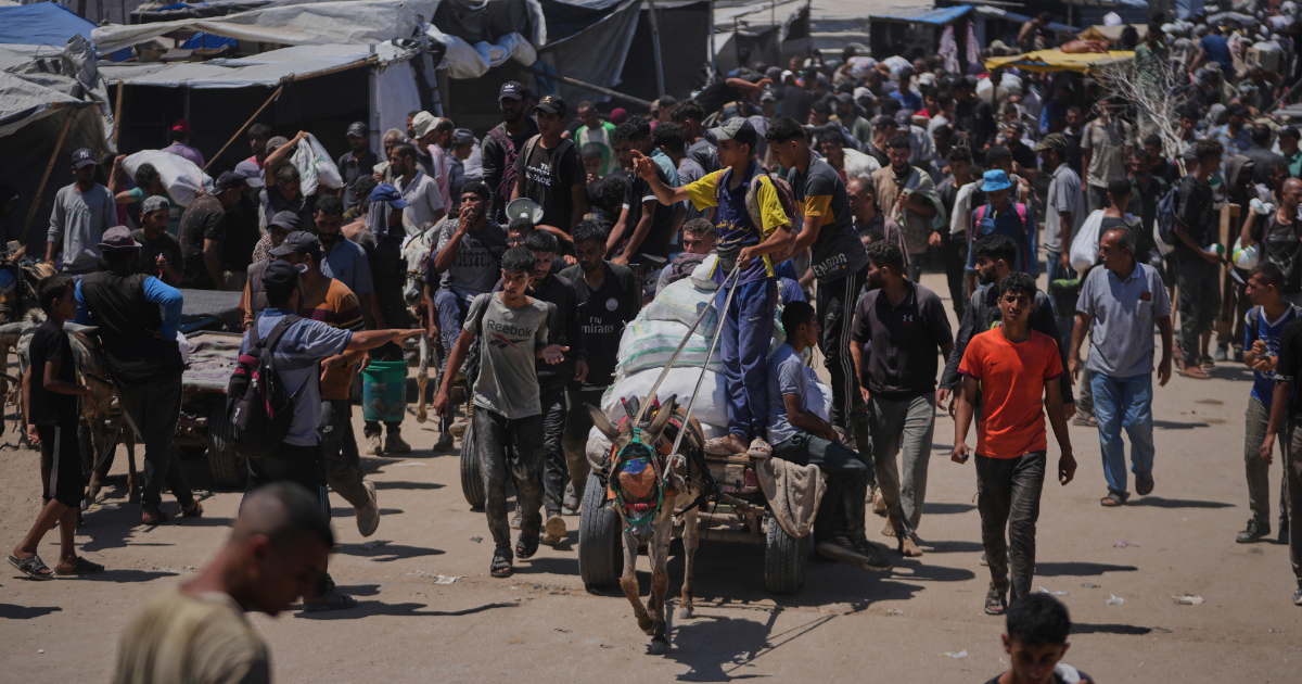 gaza l8217inviato usa visita il centro aiuti di rafah 2 palestinesi uccisi prima del suo arrivo onu 1373 morti da maggio mentre chiedevano cibo