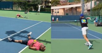 Copertina di Il video dell’allenamento di Sinner sul cemento: “Tornato al lavoro, mi sento benissimo”