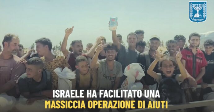 Gaza, propaganda di Tel Aviv: i video dei palestinesi satolli