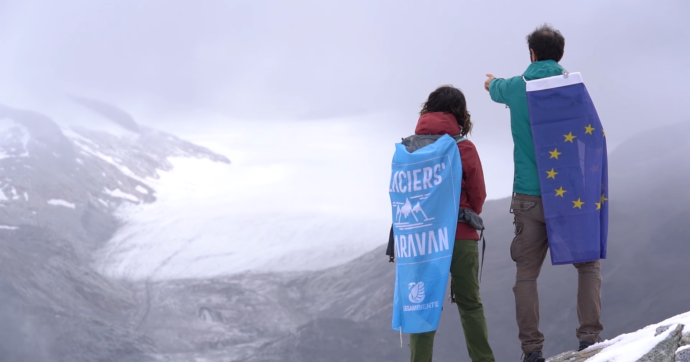 “Ghiacciai che fondono? Impariamo dalla Svizzera”: la Carovana di Legambiente parte dal paese distrutto
