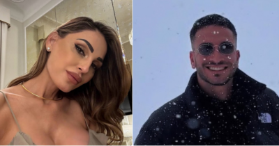 Copertina di Anna Tatangelo e Giacomo Buttaroni in crisi? La cantante rompe il silenzio durante il concerto (col pancione)