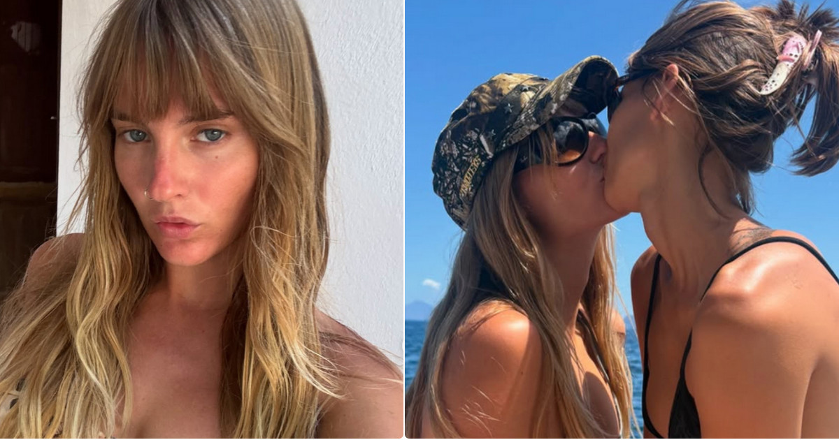 un8217estate di abbracci baci e tette victoria de angelis 232 in vacanza con la fidanzata luna passos
