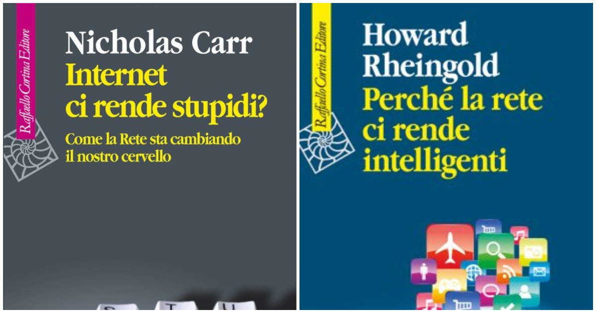 Internet ci rende più stupidi o intelligenti? Due libri sostengono tesi opposte Internet ci rende più stupidi o intelligenti? Due libri sostengono tesi opposte