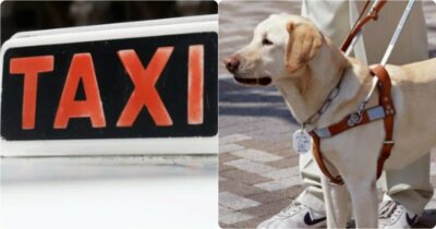 Copertina di “Niente cani sul mio taxi”, non vedente chiama la Polfer ma il tassista non cede