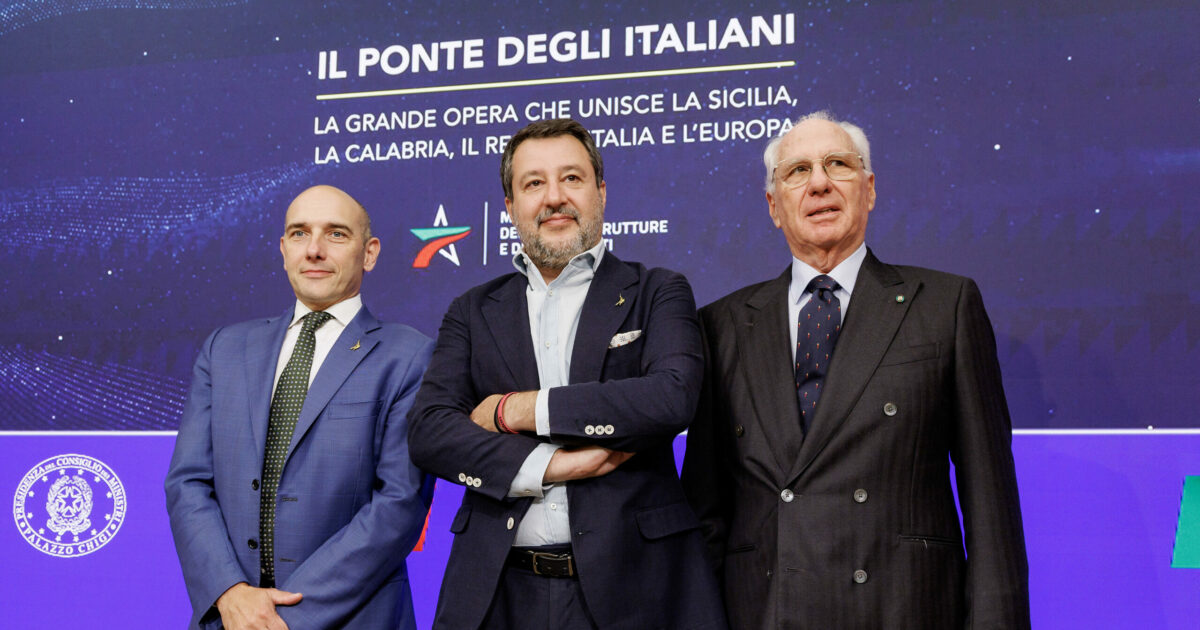 il via libera al ponte sullo stretto salvini promette cantieri tra settembre e ottobre e annuncia ci sar224 una metropolitana