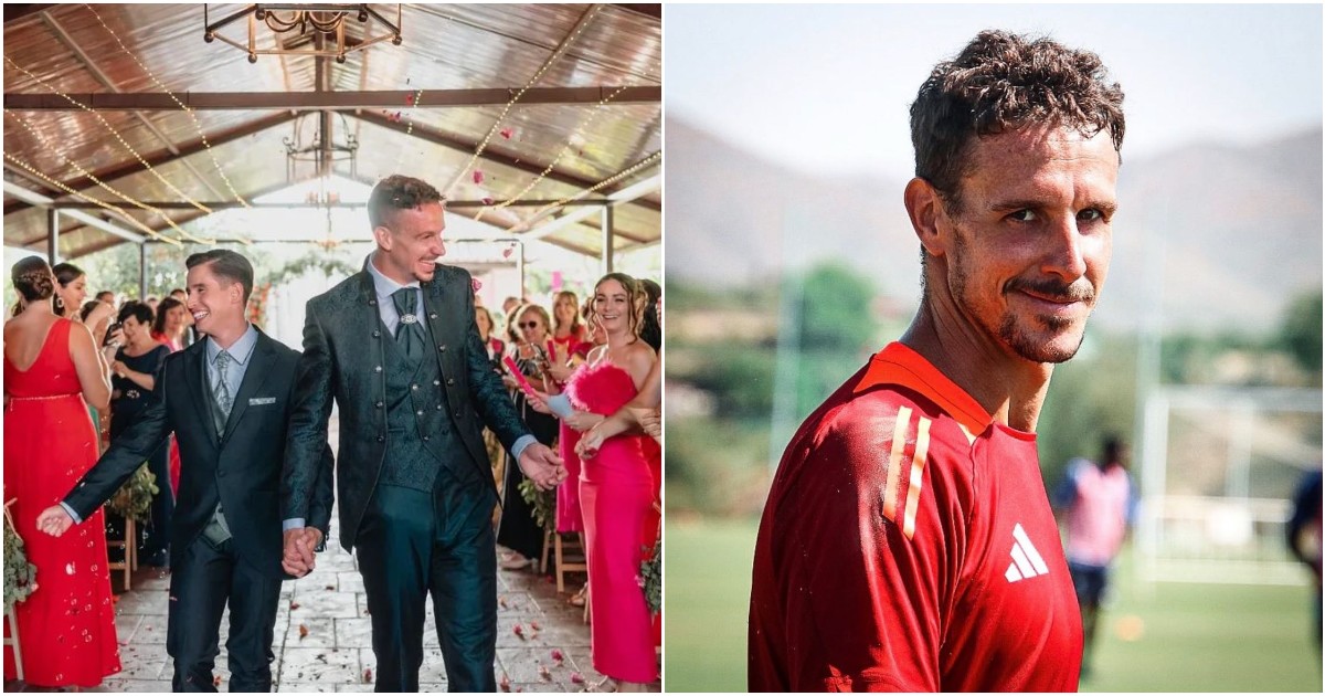 un portiere ha sposato il suo fidanzato la storia del primo storico matrimonio gay nel calcio spagnolo