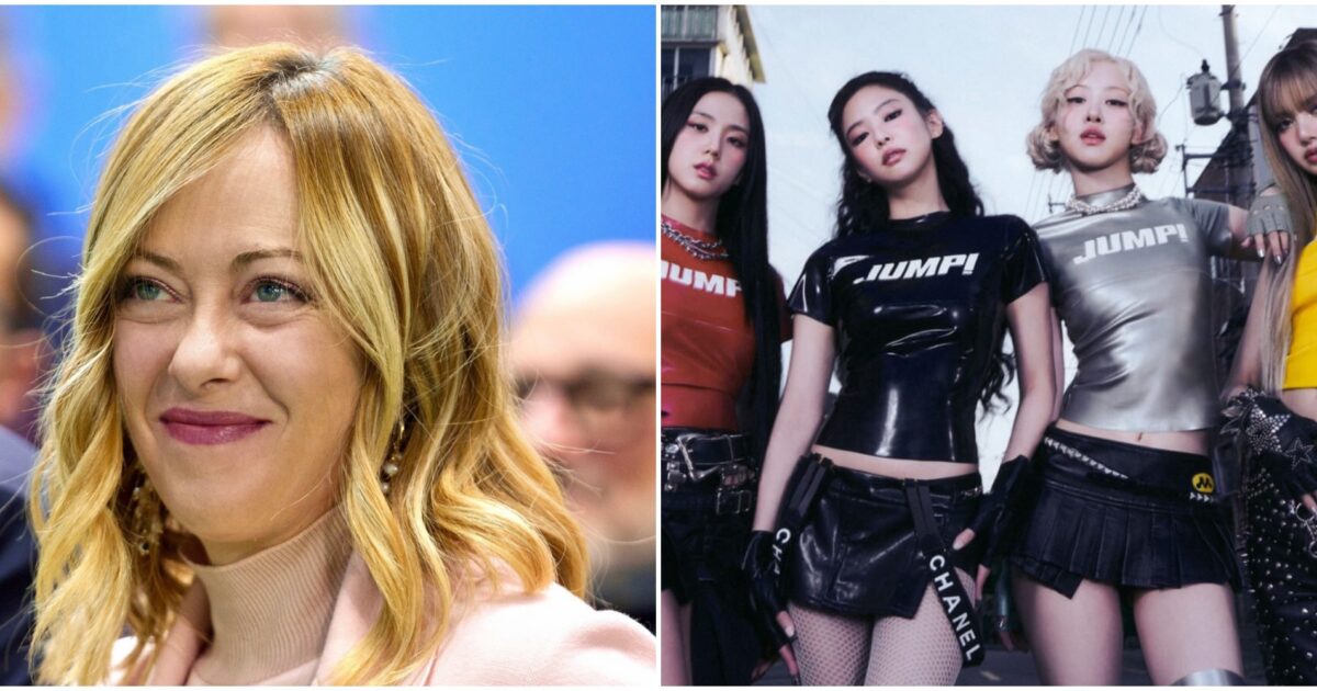 giorgia meloni al concerto delle blackpink con la figlia ginevra il motivo del look strategico della premier nel pubblico anche michelle hunziker