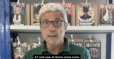 Copertina di “47 cold case di donne senza nome. Chi le ha viste?”: dal  9 agosto il nuovo numero di Millennium