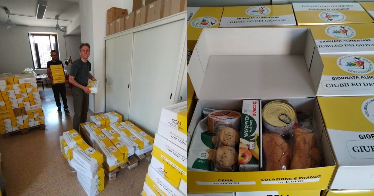 il cibo non utilizzato al giubileo dei giovani sar224 redistribuito tra i poveri un segno di solidariet224 ecco cosa succede per evitare gli sprechi