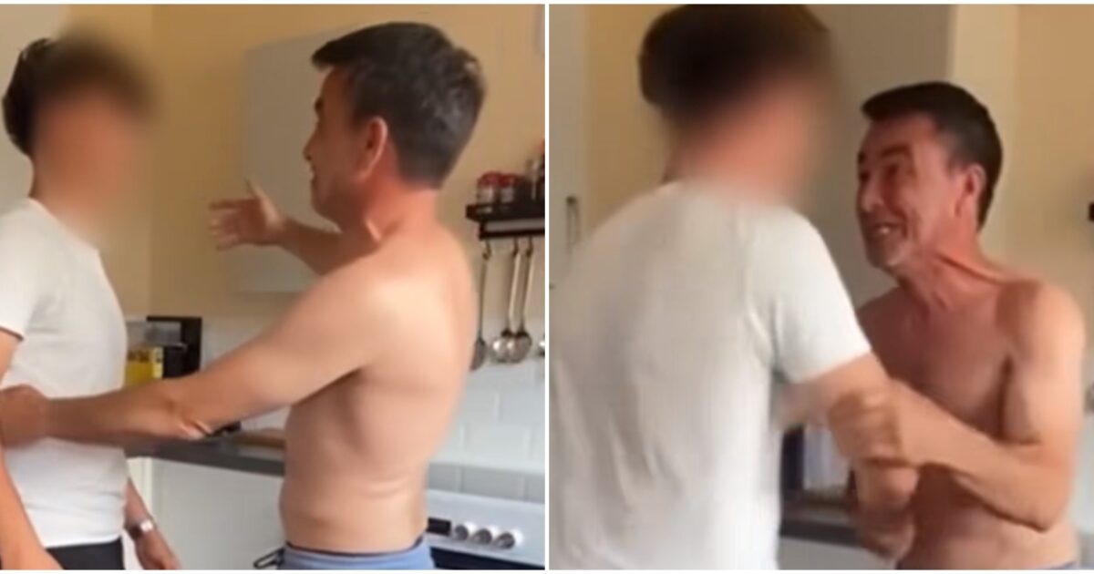 ho un tumore al colon e ho vinto un milione di sterline alla lotteria un padre rivela tutto al figlio il video commuove e diventa virale