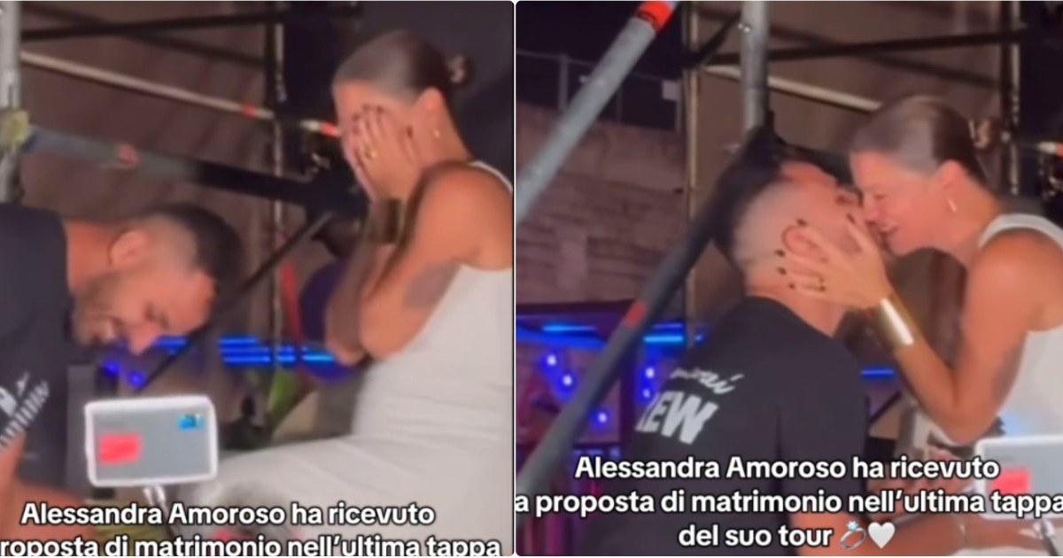 ma sei impazzito alessandra amoroso riceve la proposta di matrimonio da valerio pastore 8211 video