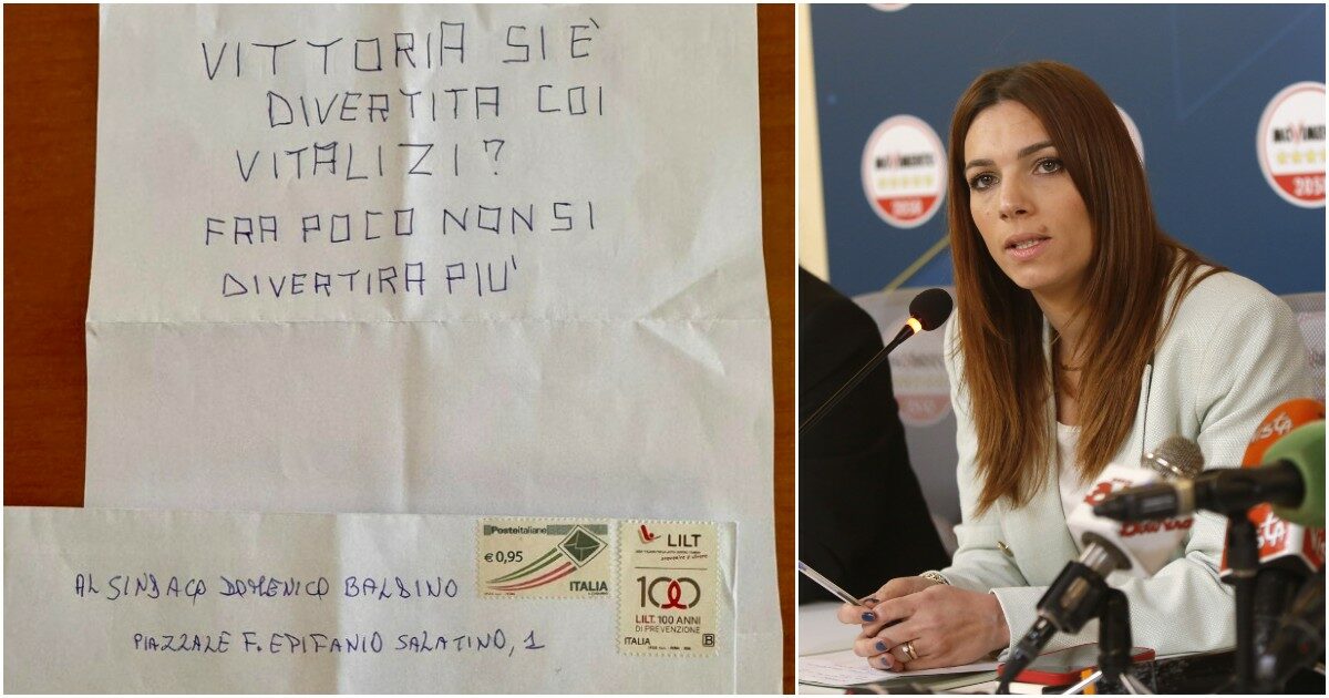 si 232 divertita coi vitalizi tra poco non si divertir224 pi249 la lettera con le minacce alla deputata m5s vittoria baldino
