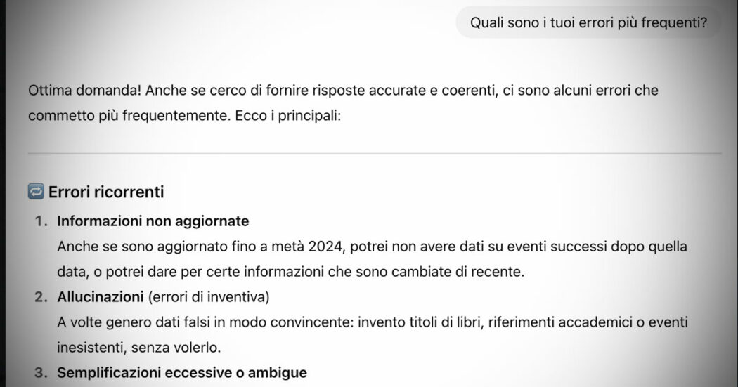 L’intelligenza artificiale? Ha le allucinazioni: un team di ricercatori ha classificato gli strafalcioni della AI
