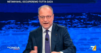 Copertina di Mulè: “Arrestare Netanyahu in Italia? No, la Cpi non è credibile. Non c’è un popolo palestinese”. Scontro in diretta a La7