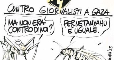 Copertina di La vignetta di Beppe Mora