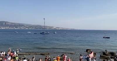 Copertina di Messina, la protesta delle Feluche contro il Ponte sullo Stretto: “No al progetto di Salvini”