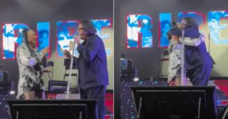 Copertina di Renato Zero e Loredana Bertè fanno pace a sorpresa dopo 30 anni: “Siamo i migliori anni della nostra vita”, poi l’abbraccio sul palco – VIDEO