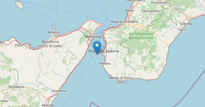 Terremoto nello Stretto di Messina. L’Ingv registra una magnitudo di 2.6
