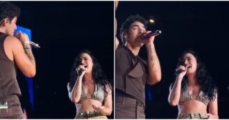 Copertina di Demi Lovato e Joe Jonas tornano insieme sul palco 17 anni dopo ‘Camp Rock’: la reunion che infiamma i social