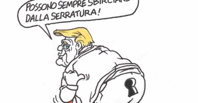 Copertina di La vignetta di Vauro
