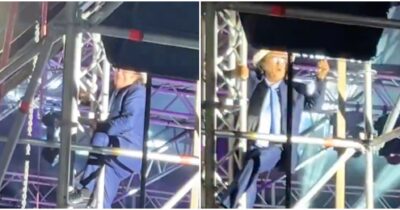 Copertina di “Come Spiderman”: a 82 anni Al Bano si arrampica sul palco durante il concerto, social scatenati