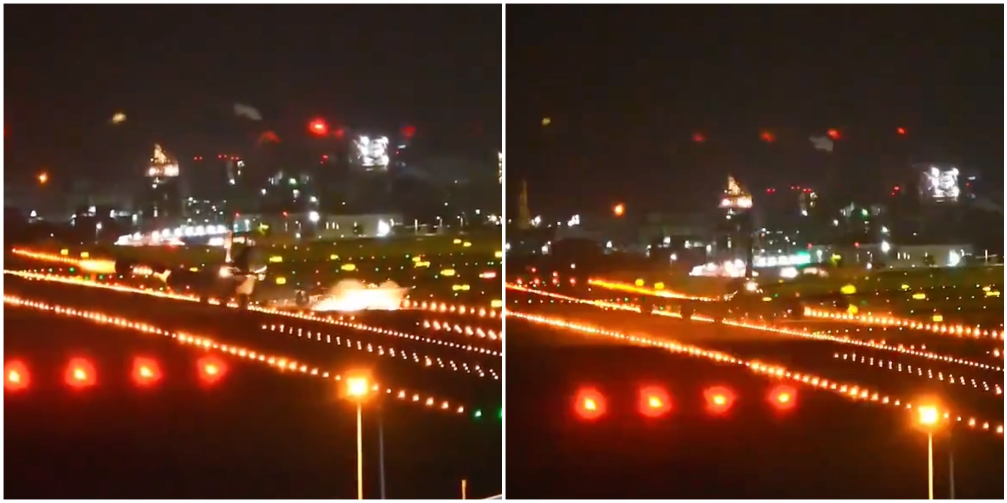 l8217aereo rischia di schiantarsi a terra per il forte vento l8217atterraggio da brividi 8211 video