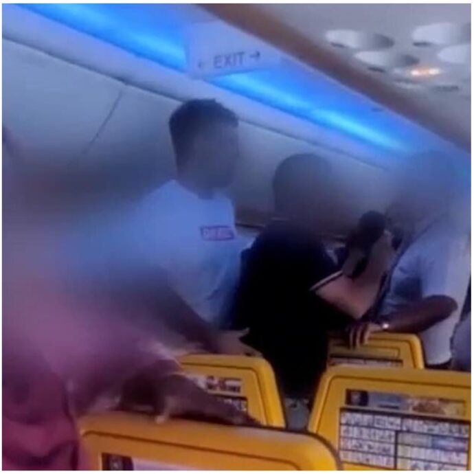 “Il pianto di un bambino fa scoppiare la rissa a bordo”: momenti di tensione su un aereo Londra-Lisbona