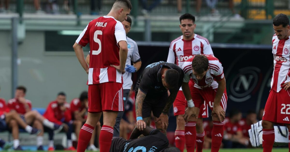 Napoli Olympiakos 2 1: gli azzurri vincono l’amichevole con i greci. Infortunio per Lukaku