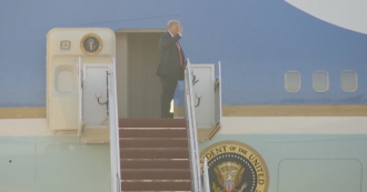 Il presidente Usa Trump partito verso l