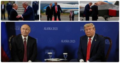 Copertina di Trump-Putin, la stretta di mano appena atterrati poi in auto insieme. In corso il faccia a faccia con 2 consiglieri per parte: chi sono. Il presidente Usa: "Voglio una tregua subito"