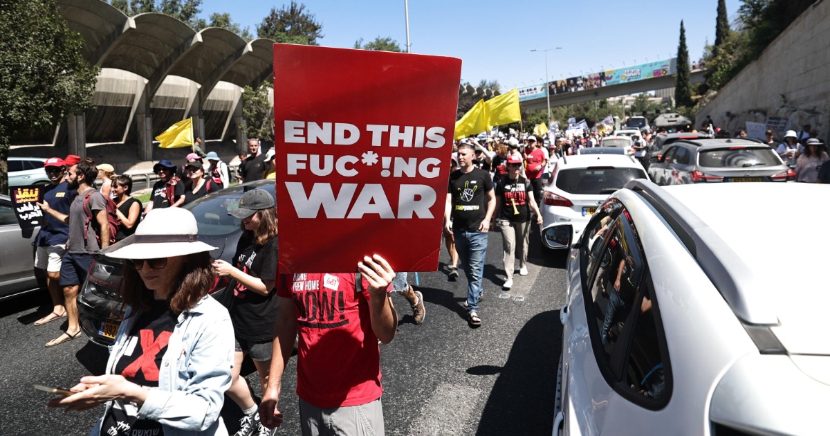 Sondaggio Israele: il 62% non ha più fiducia nel governo Netanyahu. Solo il 18% non vuole un accordo con Hamas