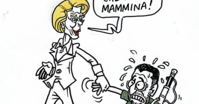 Copertina di La vignetta di Vauro